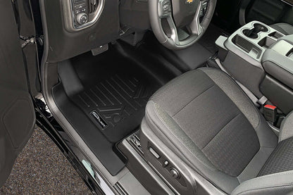 SMARTLINER Floor Liners for 2019-2026 Chevy Silverado 2500 HD | 3500 HD (Crew Cab|Carpet|(1st Row Bench)|(OTH)|[No 2nd Row Storage]