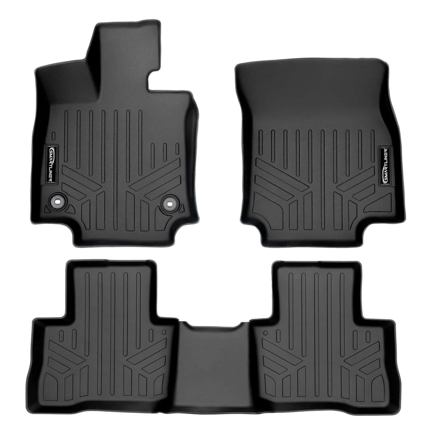 SMARTLINER Floor Liners for 2021-2025 Toyota RAV4 Prime (Without Subwoofer in Cargo Area)