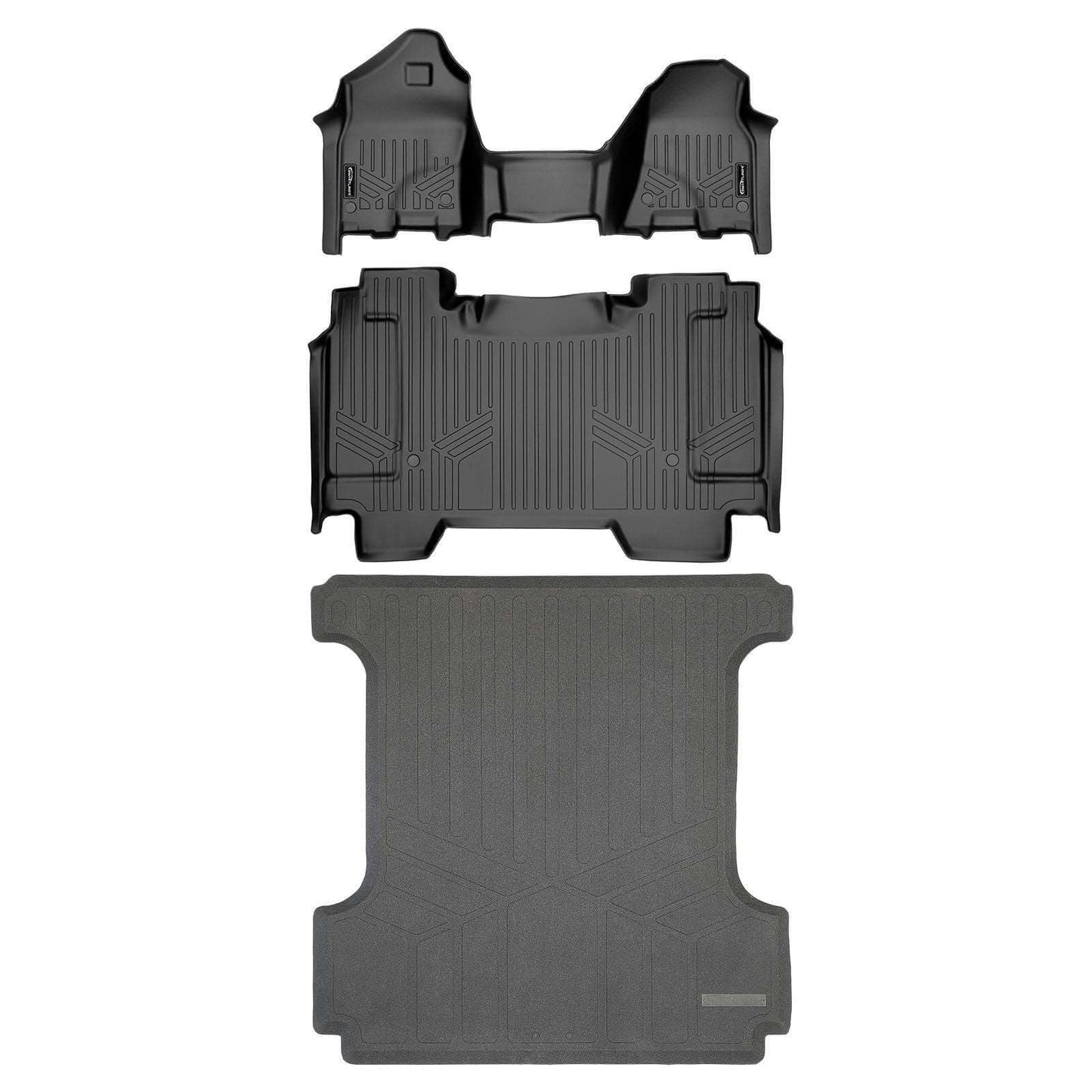 SmartCoverage™ Floor Liners For 2019 - 2024 Ram 1500 Crew Cab Vinyl (1st Row Bench)