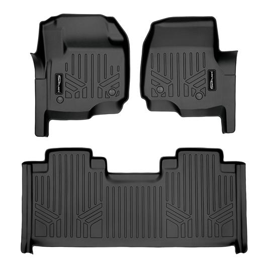 SMARTLINER Floor Liners for 2017-2026 SuperCab | Vinyl | & Bucket Seats