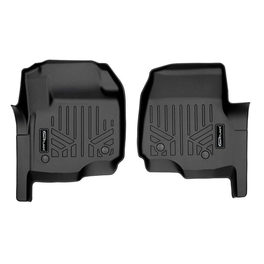 SMARTLINER Floor Liners for 2017-2026 Ford F-250/F-350 SuperCrew Cab (1st Row Bucket)/ Vinyl with rear under seat storage