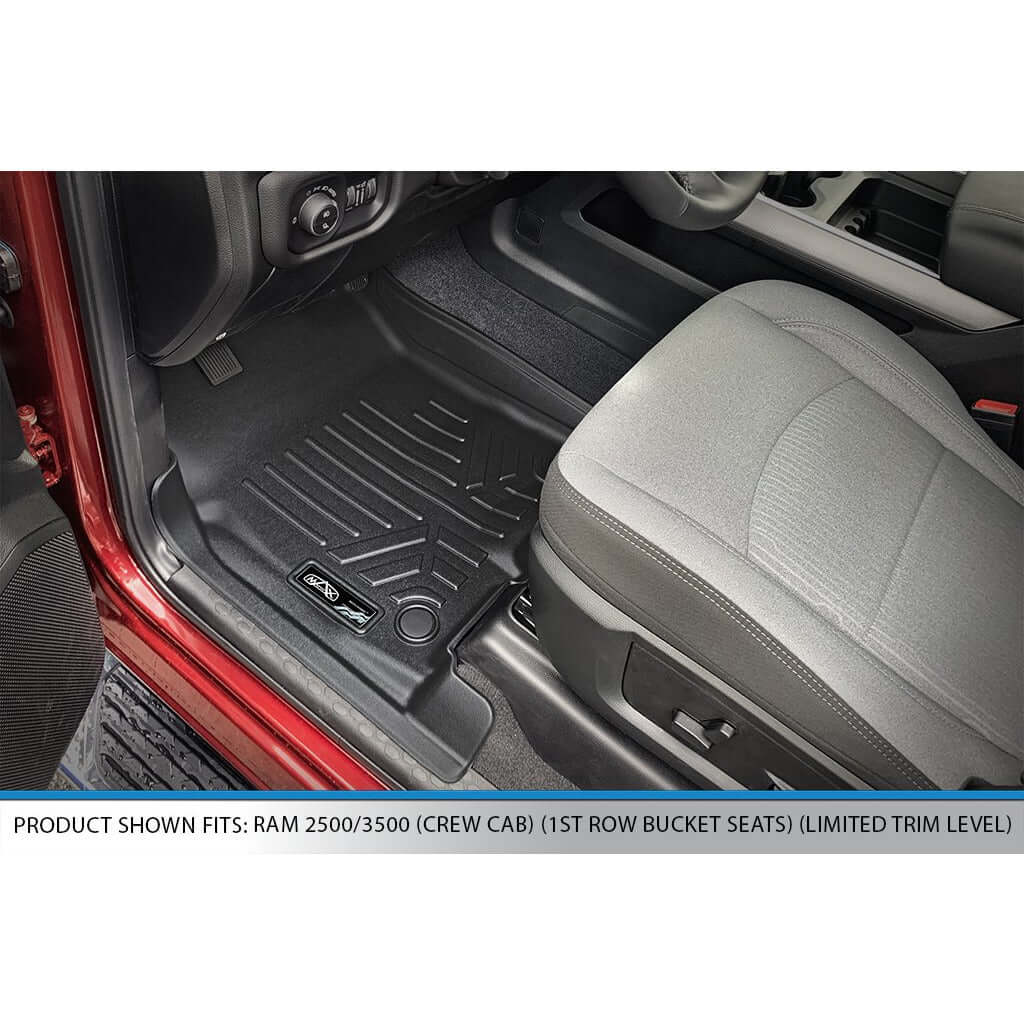 SMARTLINER Custom Fit Floor Liners For 2019-2026 Ram 2500 Mega Cab Bucket Seats