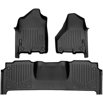 SMARTLINER Floor Liners for 2019 - 2026 Ram 2500 | 3500 Mega Cab Bucket Seats