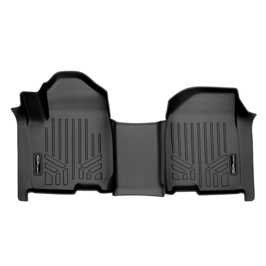 SMARTLINER Custom Fit Floor Liners For 2019-2026 Chevrolet Silverado 1500 Double Cab With 1st Row Bench Seat (With OTH Coverage) & Vinyl Flooring