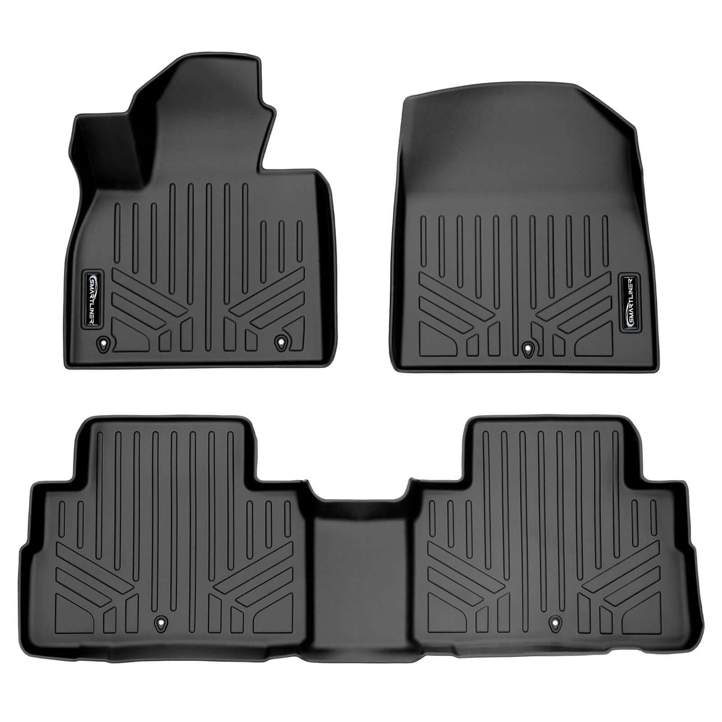 SMARTLINER Floor Liners for 2020-2025 Hyundai Palisade (2nd Row Bucket) and No In Between Coverage