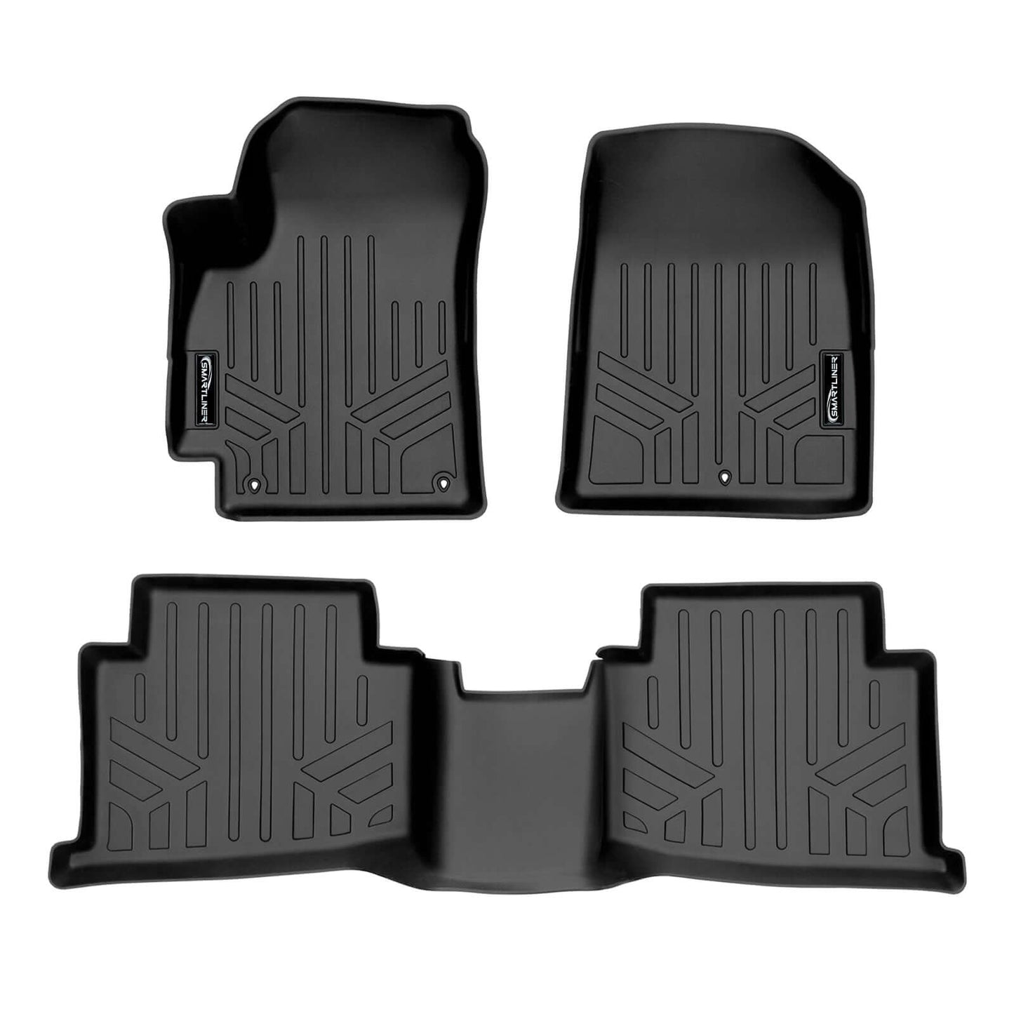 SMARTLINER All Weather Protection Custom Fit Black Cargo Liner Compatible With 2024 - 2026 Kia Seltos with Cargo Area in Upper Position with Subwoofer