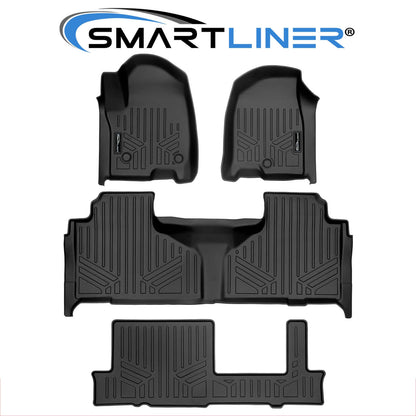 SMARTLINER Floor Liners for 2021-2025 Chevrolet Tahoe/GMC Yukon (2nd Row Bench)