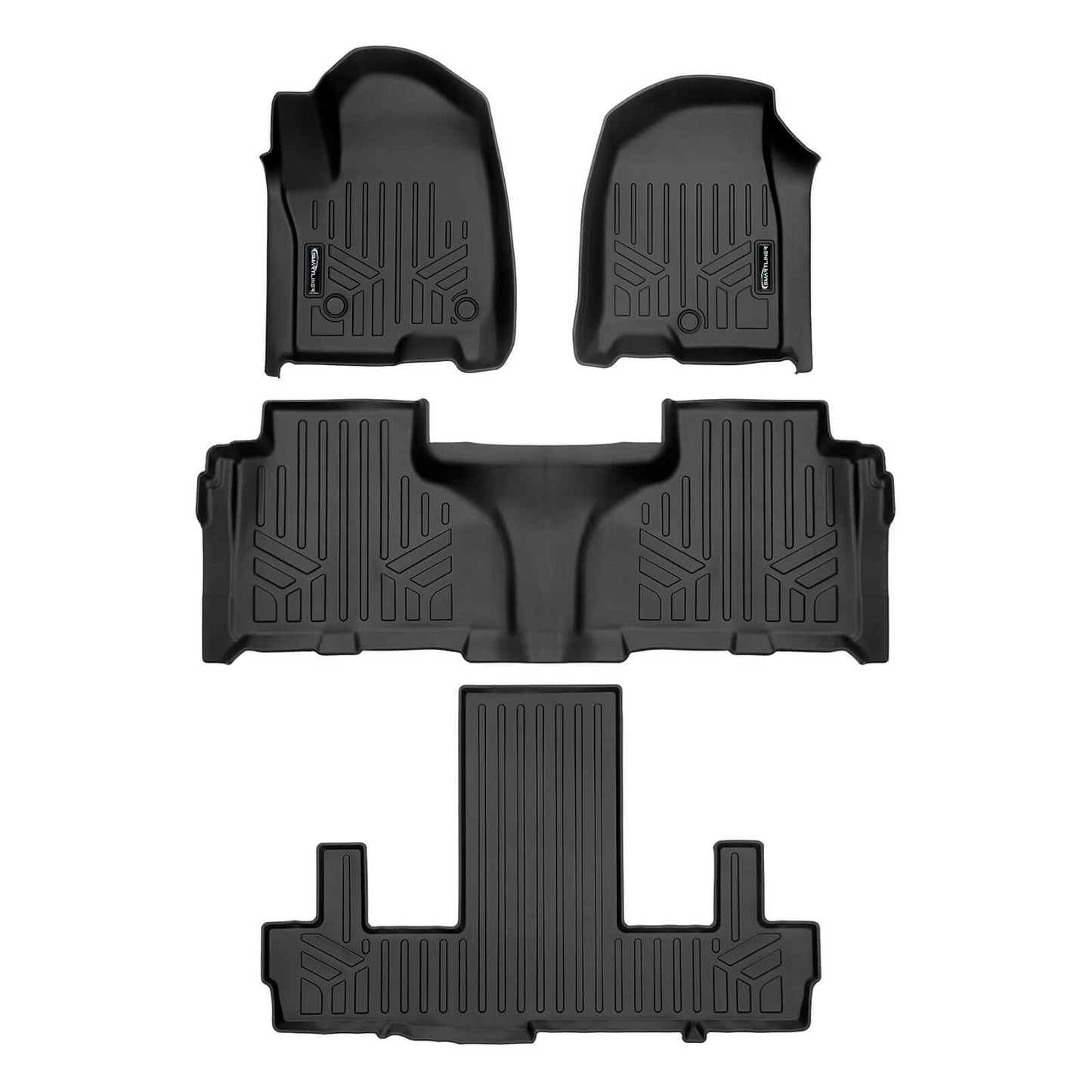 SMARTLINER Floor Liners for 2021-2025 Chevrolet Suburban (2nd Row Bucket)