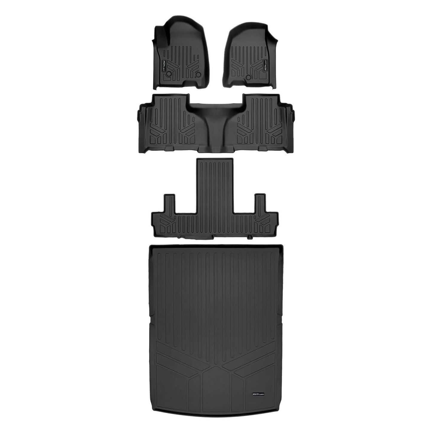 SMARTLINER Floor Liners for 2021-2025 Chevrolet Suburban (2nd Row Bucket)