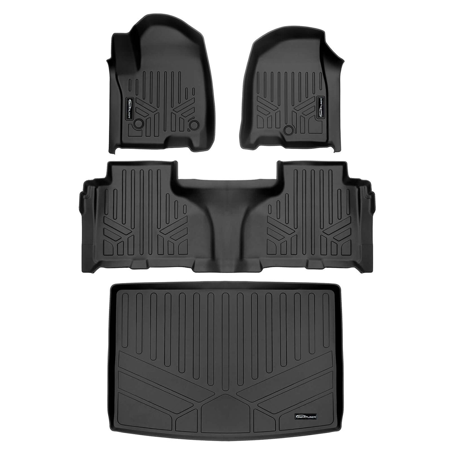 SMARTLINER Floor Liners for 2021-2026 Cadillac Escalade ESV (2nd Row Bucket)
