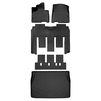 SMARTLINER Floor Liners for 2022-2026 Kia Carnival (7 Passenger Models With 2nd Row VIP Seats)
