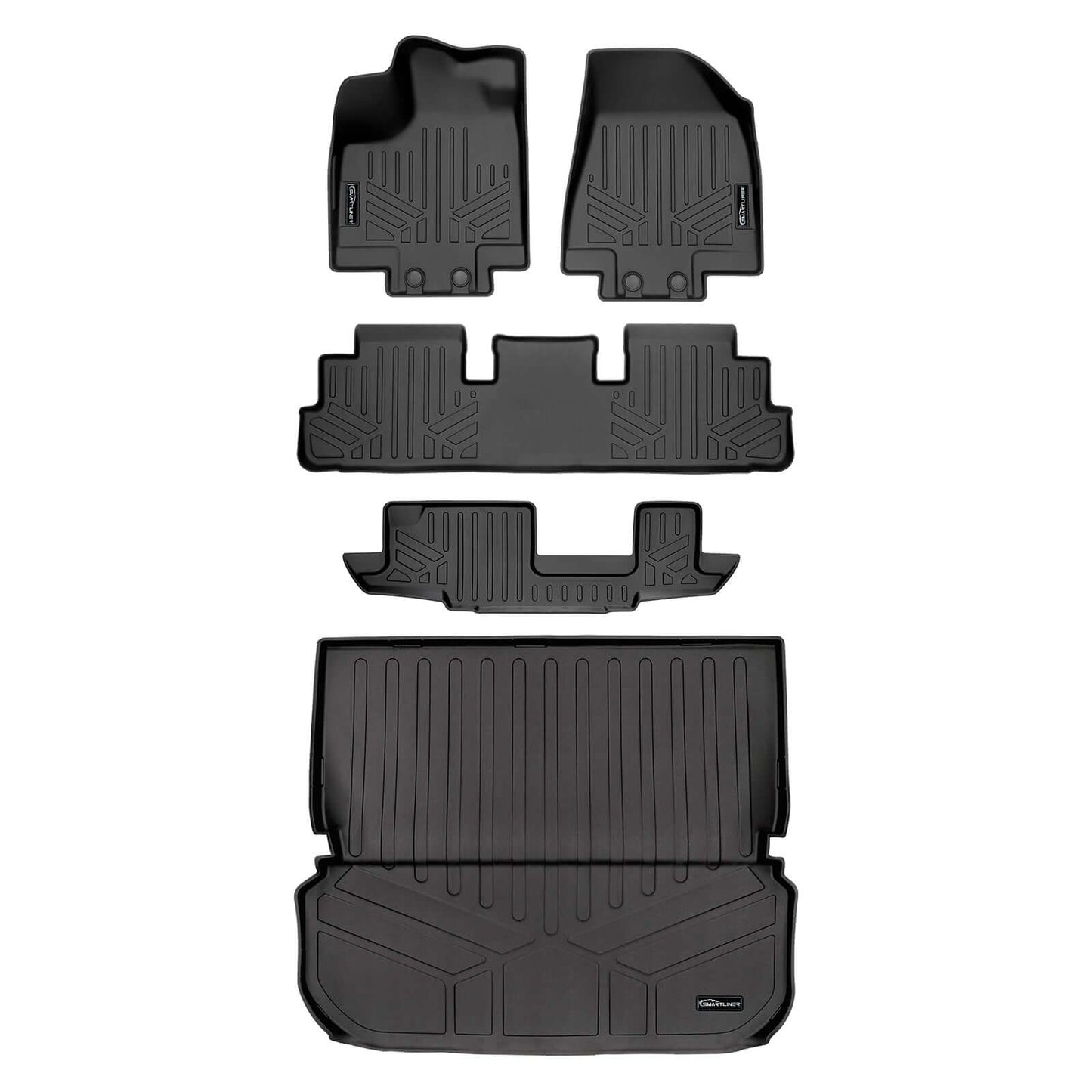 SMARTLINER Floor Liners for 2022-2026 Infiniti QX60 (7 Passenger)