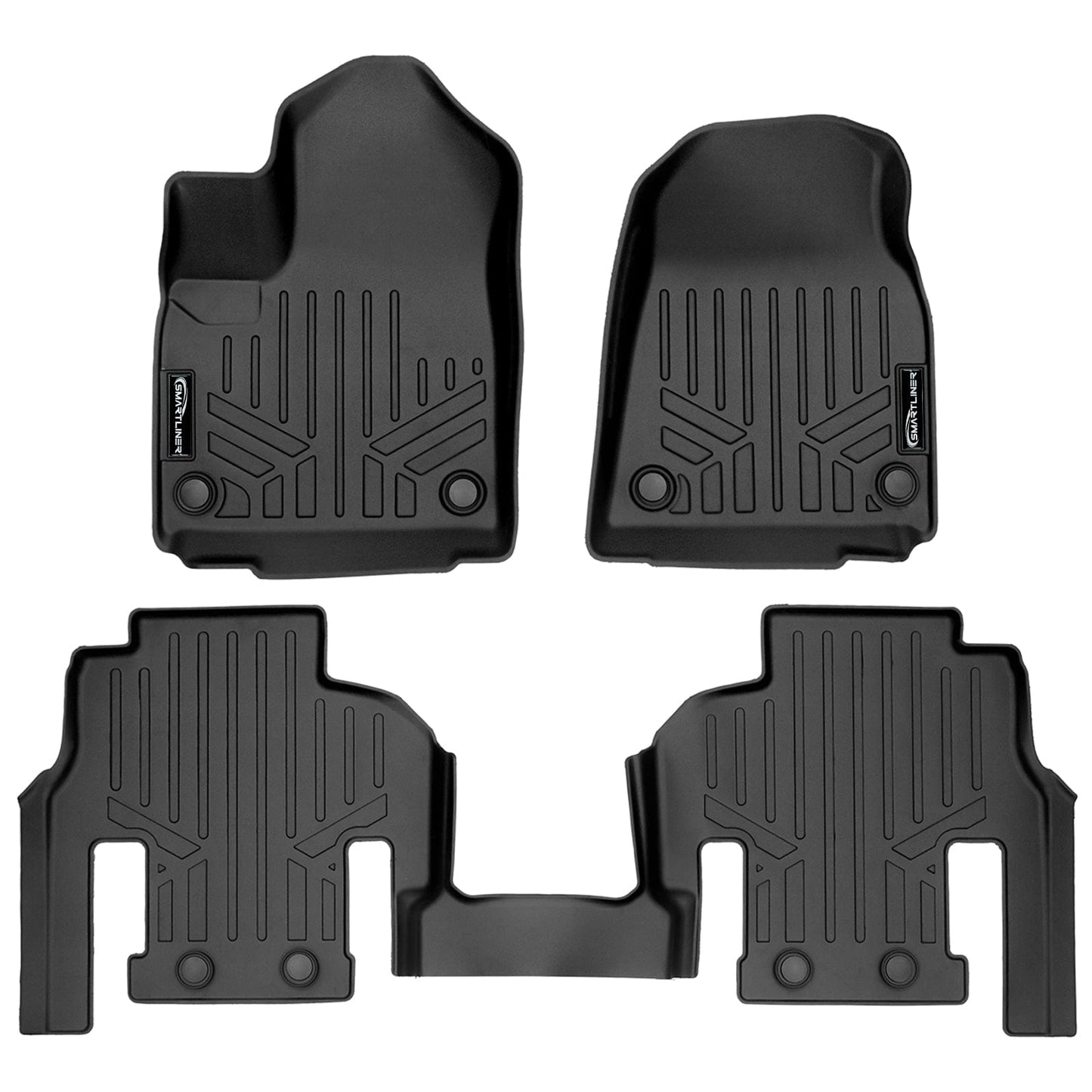 SMARTLINER Floor Liners for 2022-2025 Jeep Wagoneer (7 Passenger Model)