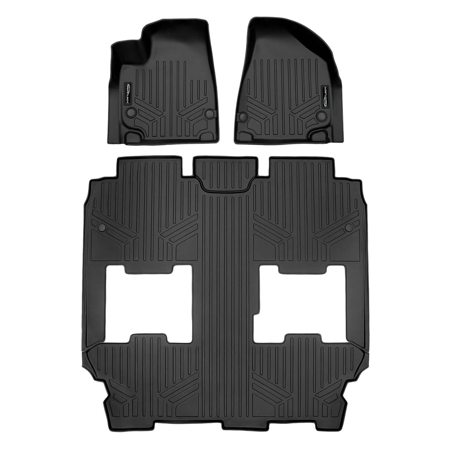 Smart Trim™ Floor Liners For 2021-2026 Chrysler Pacifica Limited Hybrid