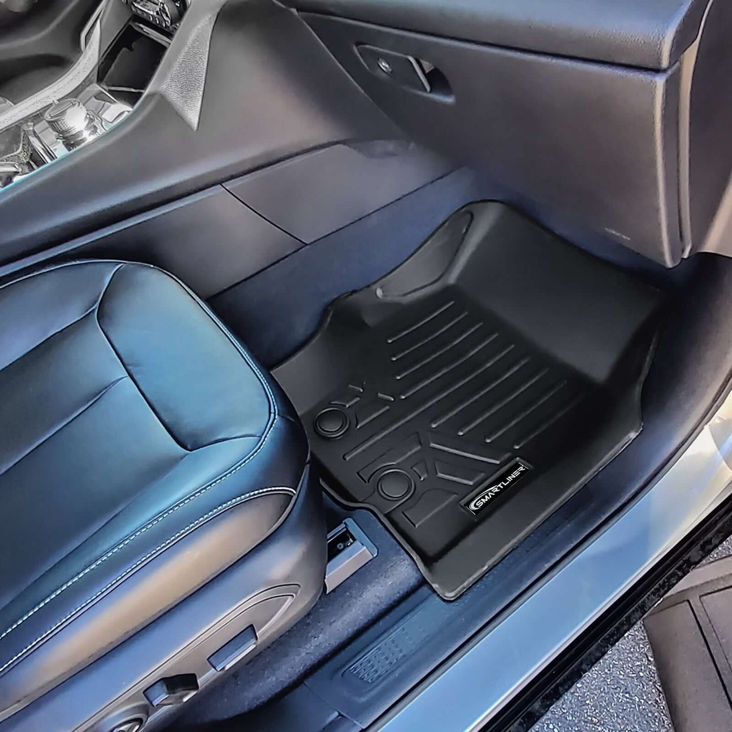 SMARTLINER Floor Liners for 2021-2026 Jeep Grand Cherokee L w/ 2nd Row Bucket Seats and center console
