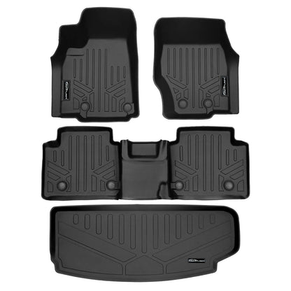 SMARTLINER Floor Liners for 2021-2026 Jeep Grand Cherokee L w/ 2nd Row Bench Seat (No subwoofer)