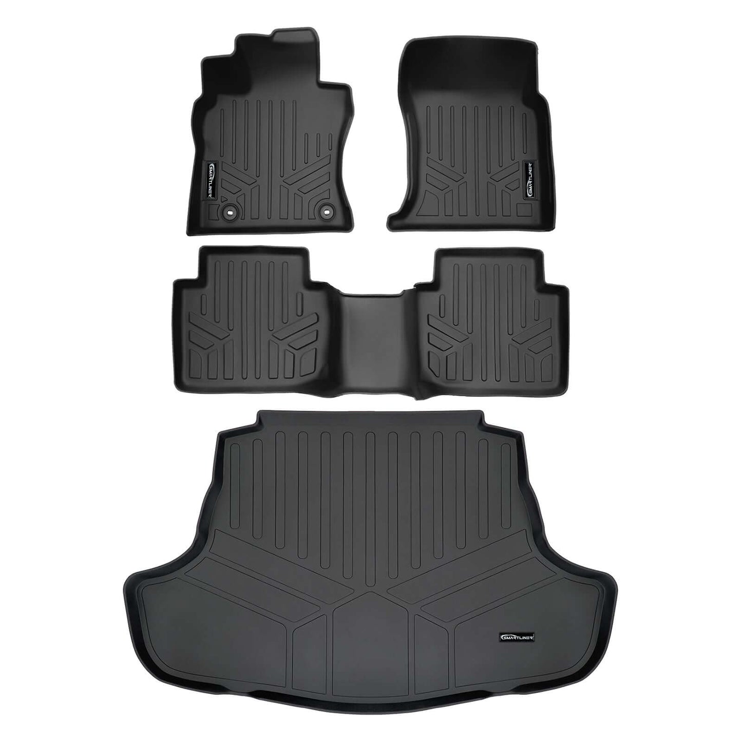 SMARTLINER Floor Liners for 2018-2025 Toyota Camry AWD Models Only (No Hybrid)