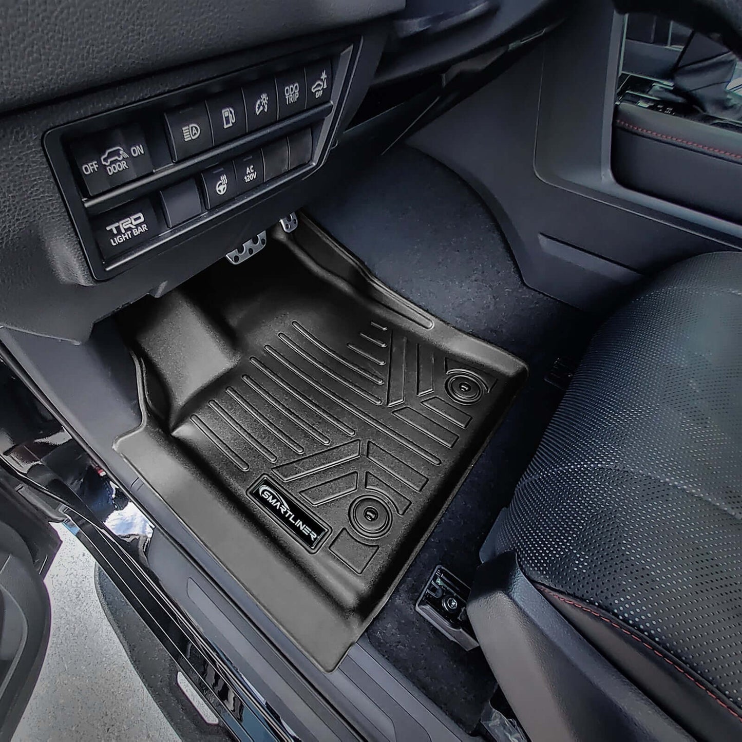 SMARTLINER Floor Liners for 2023-2026 Toyota Sequoia (Only Fits 7 Passenger Models Without Center Console)