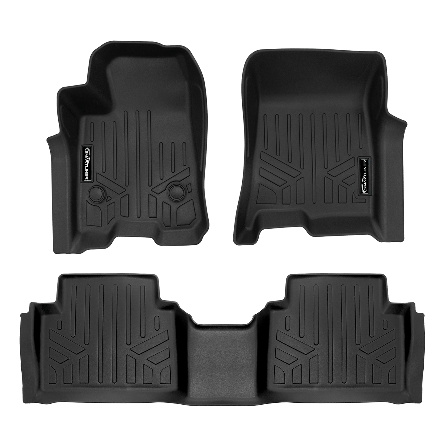 SMARTLINER Custom Fit Floor Liners For 2023-2025 Chevrolet Colorado (Only Fits Crew Cabs with Carpeted Flooring)