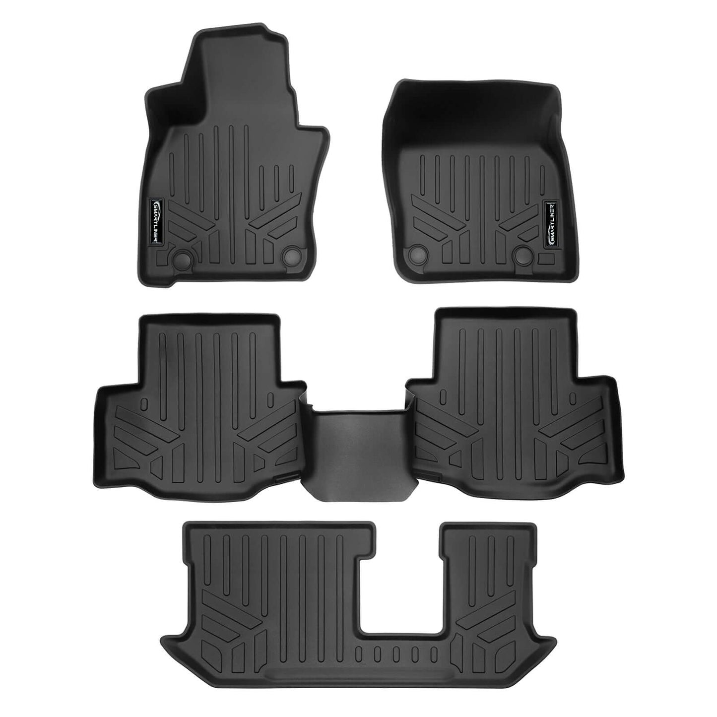 SMARTLINER Floor Liners for 2024-2026 Mazda CX-90 (Only Fits 2nd Row Bench)