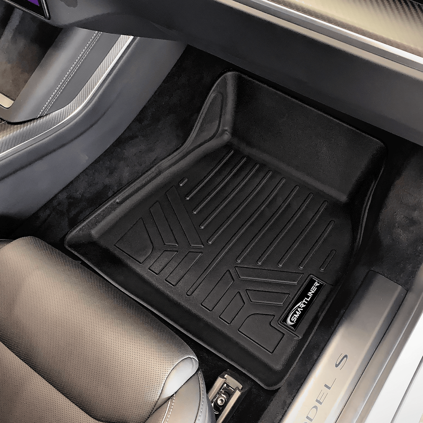 SMARTLINER Custom Fit Floor Liners For 2021-2026 Tesla Model S
