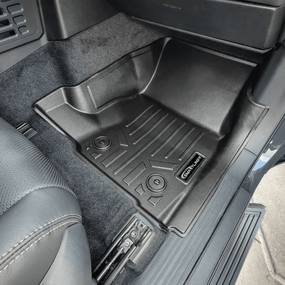 SMARTLINER All Weather Custom Fit Floor Liner Compatible With 2024-2025 Toyota Tacoma Hybrid Carpet Double Cab