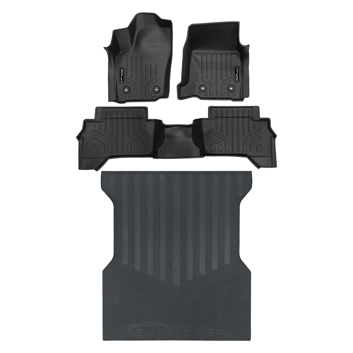 SMARTLINER Floor Liners for 2024-2026 Toyota Tacoma Double Cab (Manual Transition)