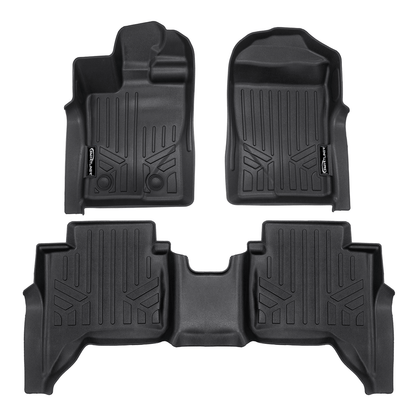 SMARTLINER Floor Liners for 2024 - 2026 Ford Ranger Super Crew Cab