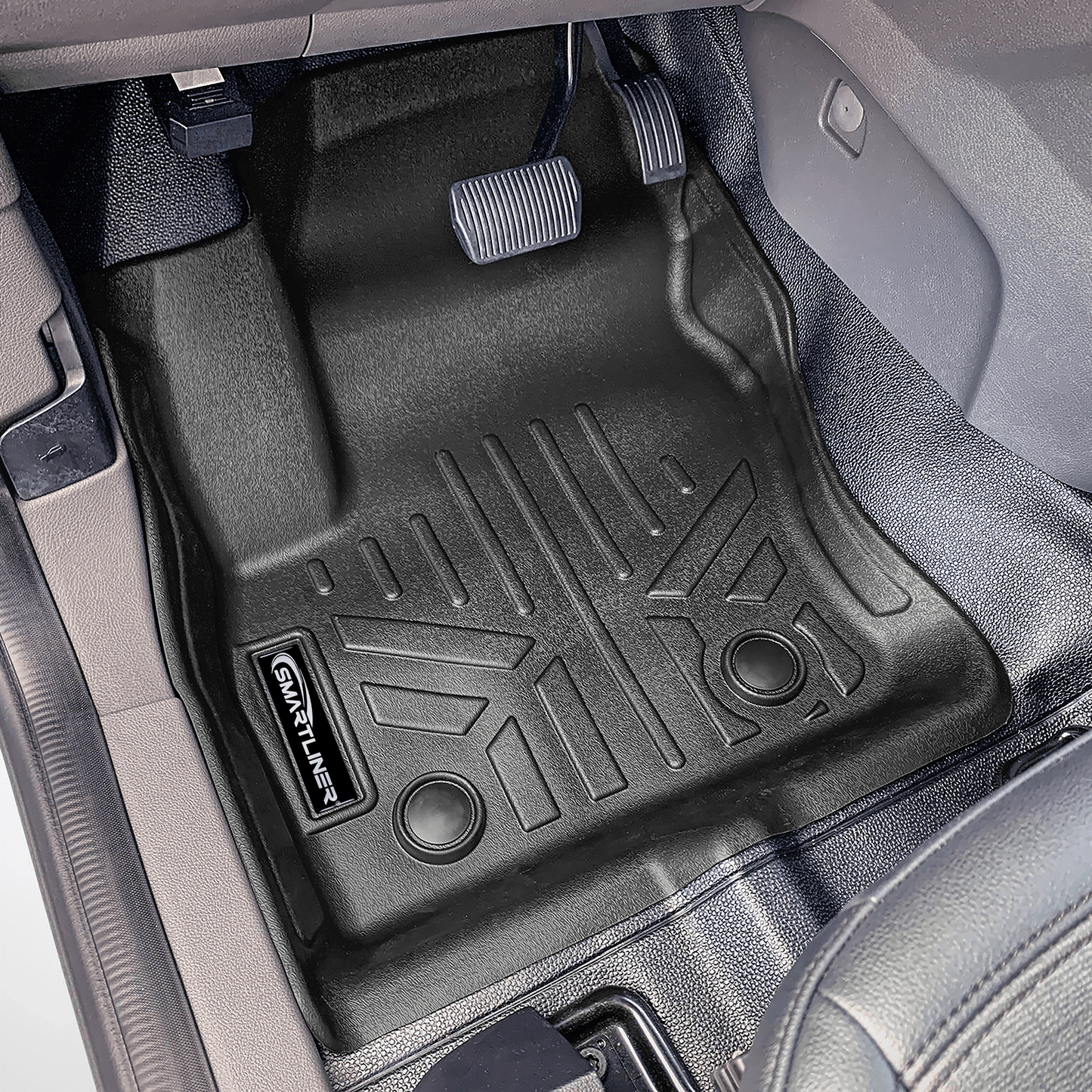 SMARTLINER Floor Liners for 2018-2025 Transit Connect With Vinyl and without secondary footrest (Short and Long Wheelbase)