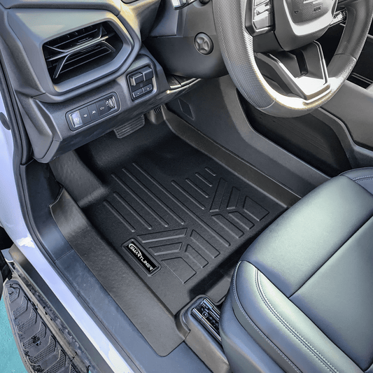 SMARTLINER Custom Fit Floor Mat Liner Set Compatible With 2025-2026 Chevrolet Silverado EV /GMC Sierra EV(Carpet Flooring)