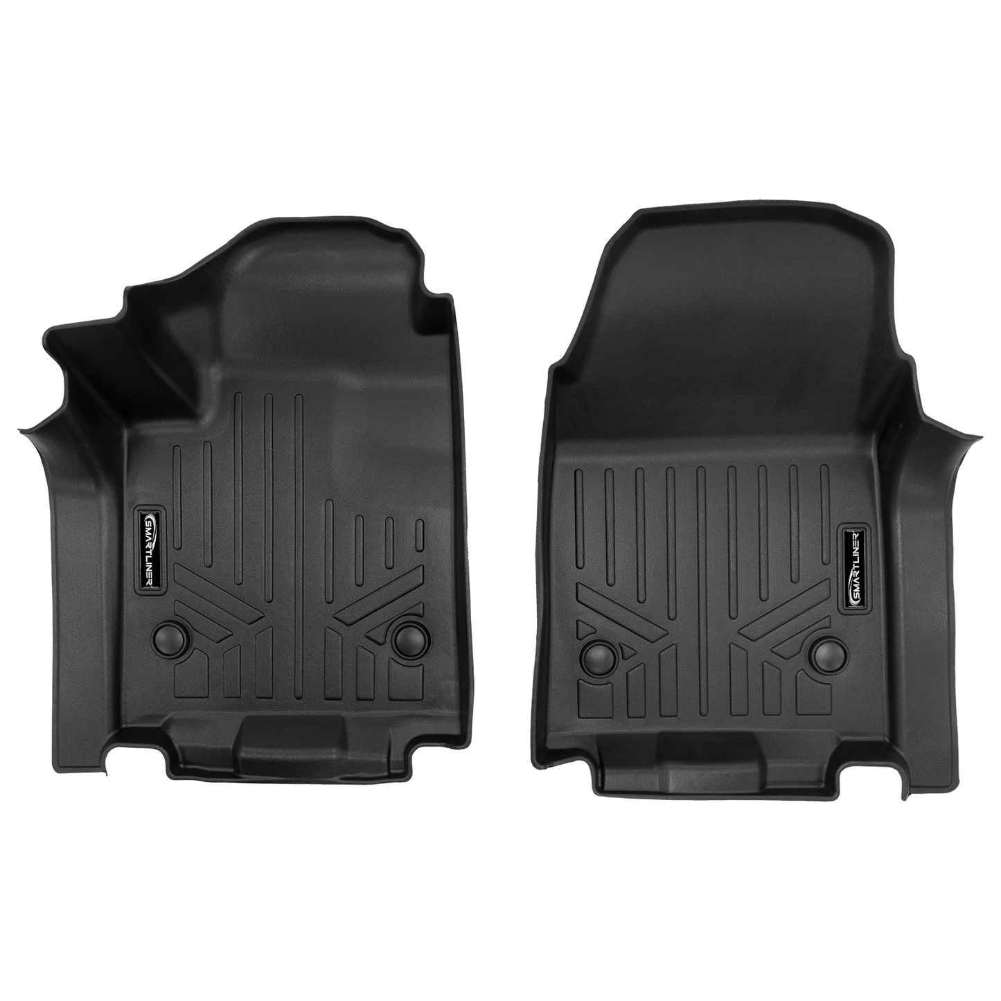 SMARTLINER Custom Fit Floor Mat Liner Set Compatible With 2025-2026 Chevrolet Silverado EV /GMC Sierra EV