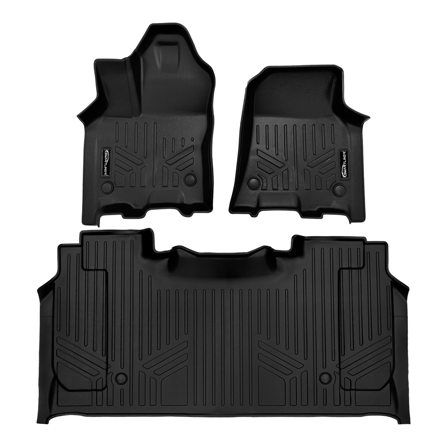 SmartCoverage™ Floor Liners For 2025-2026 Ram 1500 RHO Crew Cab with Rear Underseat Storage Box (1st Row Bucket)