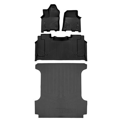 SmartCoverage™ Floor Liners For 2025-2026 Ram 1500 RHO Crew Cab with Rear Underseat Storage Box (1st Row Bucket)