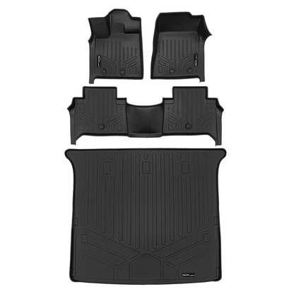 SMARTLINER Floor Liners for 2025-2026 Infiniti QX80 and 2025 Nissan Armada Bucket Seats & Center Console Only