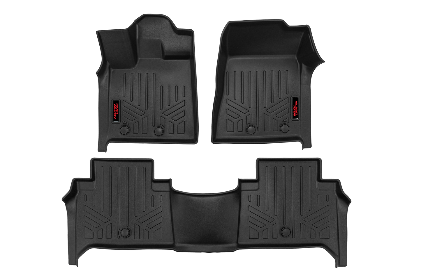 SMARTLINER Floor Liners for 2025-2026 Infiniti QX80/2025 Nissan Armada Without Bucket Seats & Center Console Only