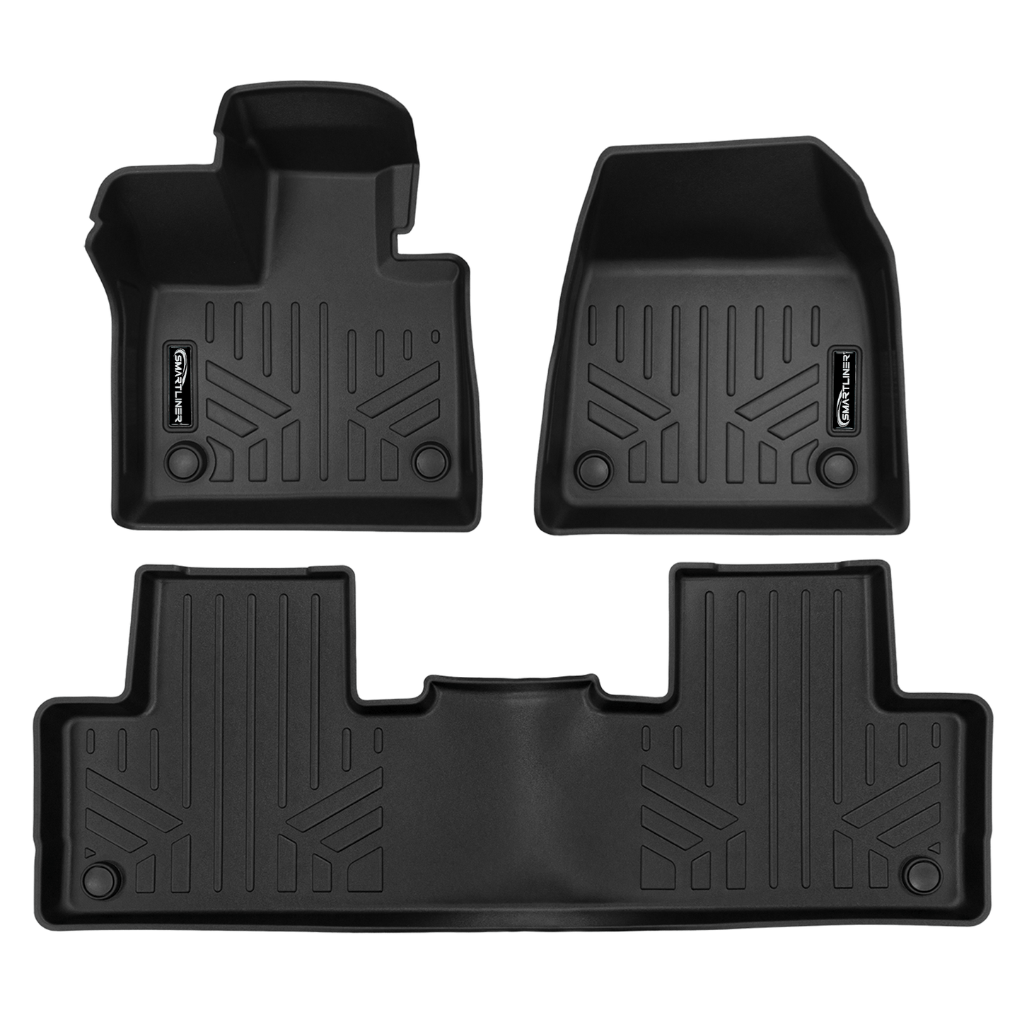 SMARTLINER Custom Fit Black For 2025-2026 Volvo EX90 Electric. Fits 6 Passenger Model