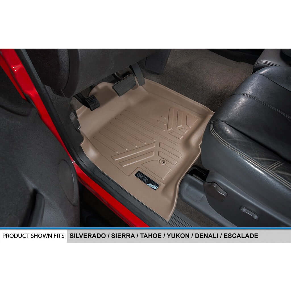 SMARTLINER Floor Liners for 2007-2014 Cadillac Escalade (No Hybrid Models)