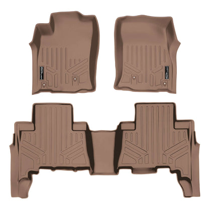 SMARTLINER Custom Fit Floor Liners For 2010-2012 Toyota 4Runner (5 Passenger with Sliding Rear Tray)