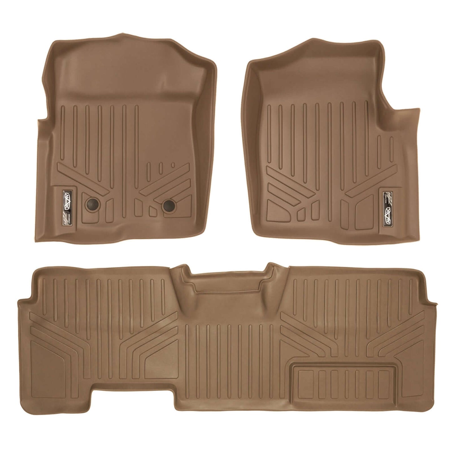 Smart Trim™ Floor Liners For 2011-2014 Ford F-150 SuperCab Non Flow Center Console
