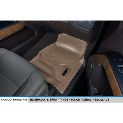 SMARTLINER Floor Liners for 2015-2020 Cadillac Escalade ESV (2nd Row Bench)