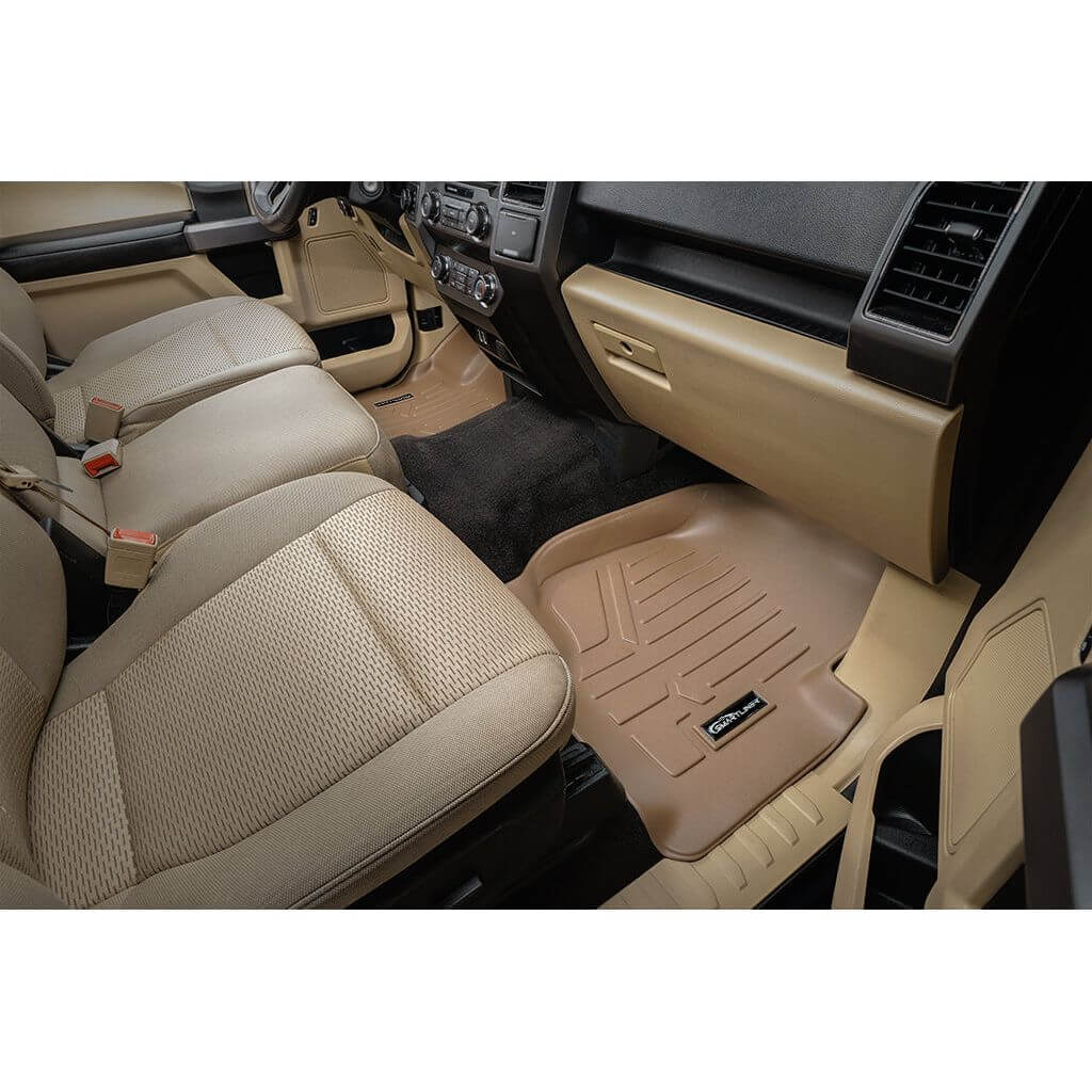 SmartCoverage™ Floor Liners For 2015-2026 Ford F-150 SuperCrew Cab (1st Row Bench) (No OTH and no 2nd Row Underseat Storage)