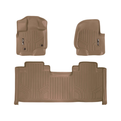 SMARTLINER Custom Fit Floor Liners For 2015-2025 Ford F-150 SuperCab with 1st Row Bucket Seats Carpeted Flooring
