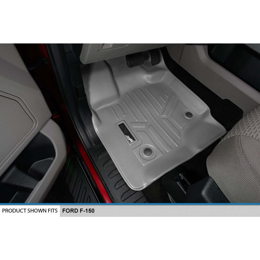 SMARTLINER Floor Liners for 2021-2025 Ford F-150 Hybrid SuperCrew Cab (1st Row Bucket)