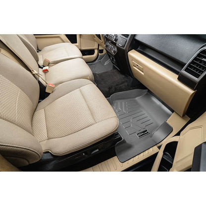 SmartCoverage™ Floor Liners For 2015-2026 Ford F-150 SuperCrew Cab with 1st Row Bench (No OTH) Carpet with 2nd Rear Underseat Storage