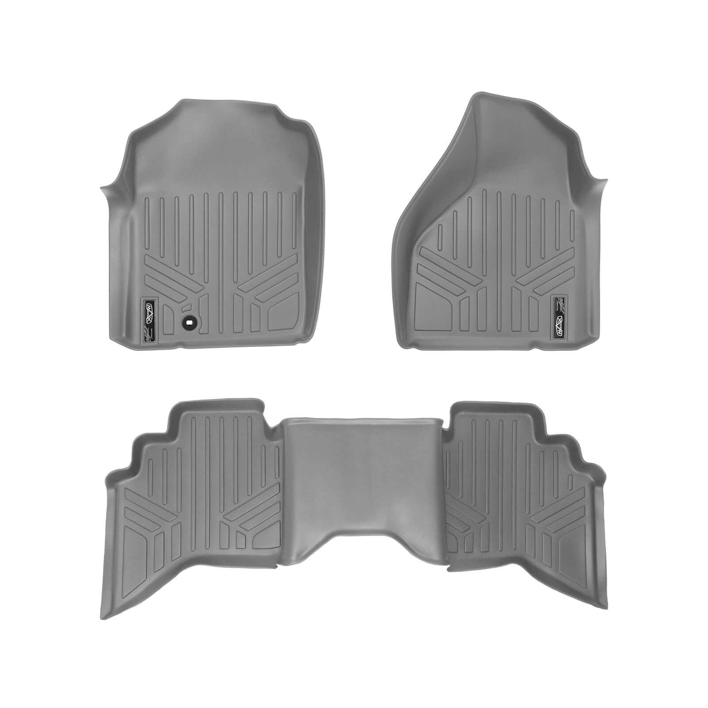 SMARTLINER Floor Liners for 2002-2008 Dodge Ram 1500 Quad Cab / 2003-2009 Ram 2500/3500 Quad Cab
