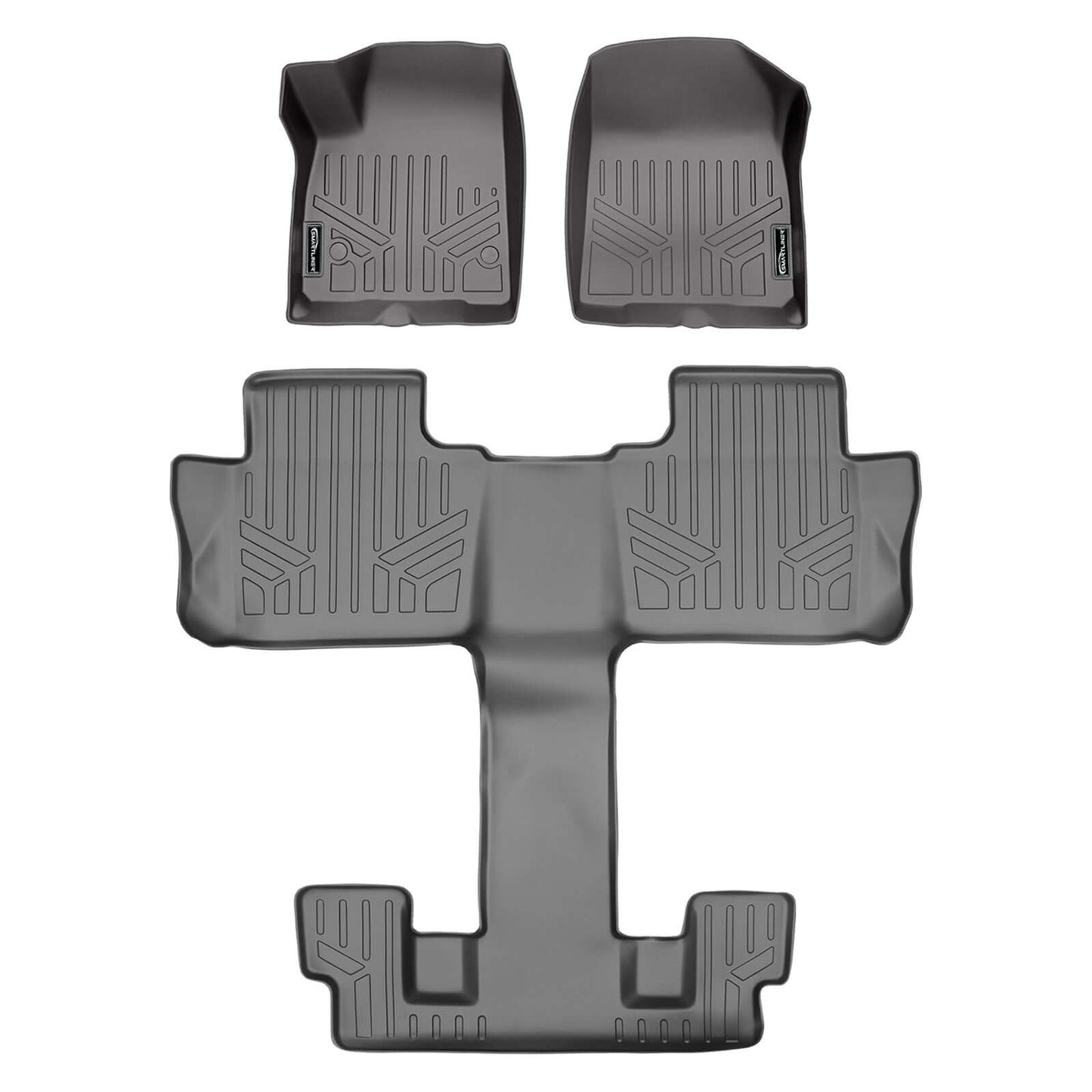 SMARTLINER Custom Fit Floor Liners For Black for 2020-2025 Cadillac XT6