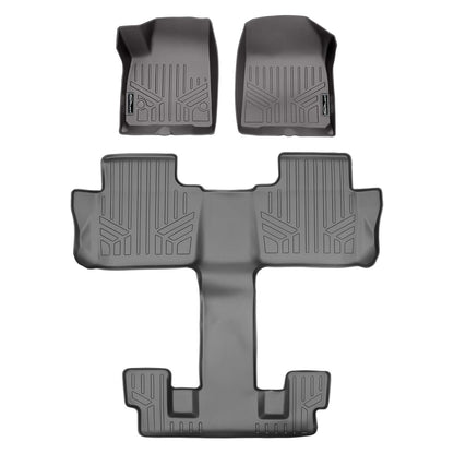 SMARTLINER Custom Fit Floor Liners For Black for 2020-2025 Cadillac XT6