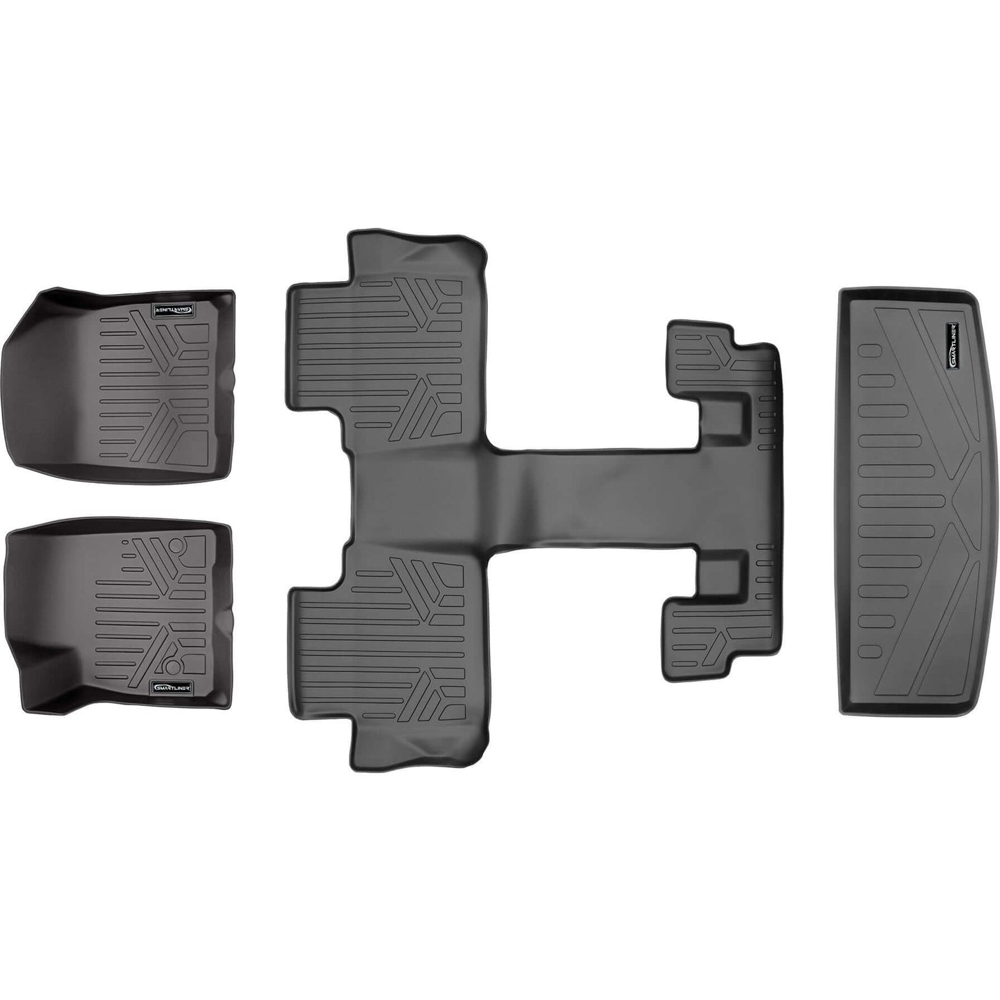 SMARTLINER Floor Liners for 2017-2023 GMC Acadia (2nd Row Bucket)