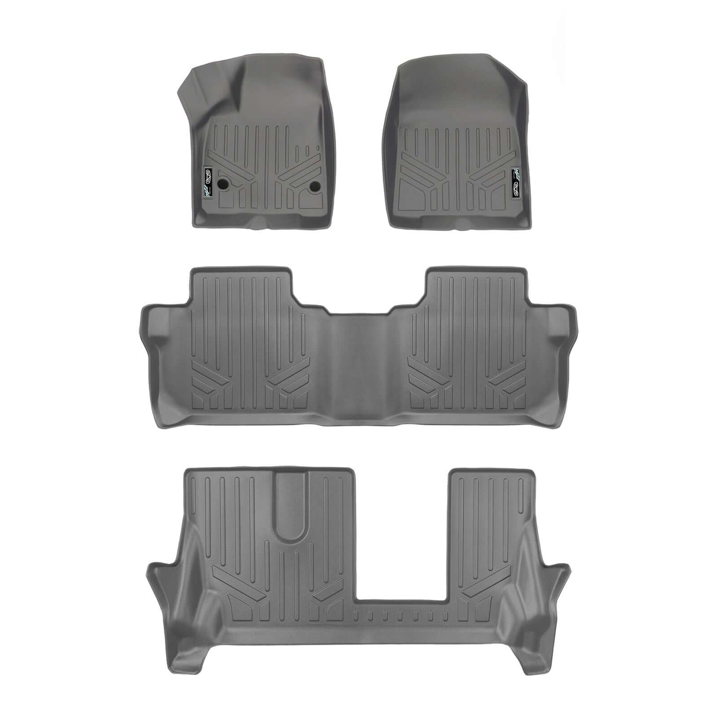 SMARTLINER Floor Liners for 2017-2023 GMC Acadia (7 Passenger)