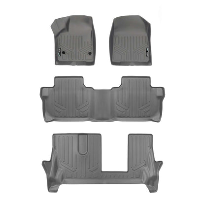 SMARTLINER Floor Liners for 2017-2023 GMC Acadia (7 Passenger)